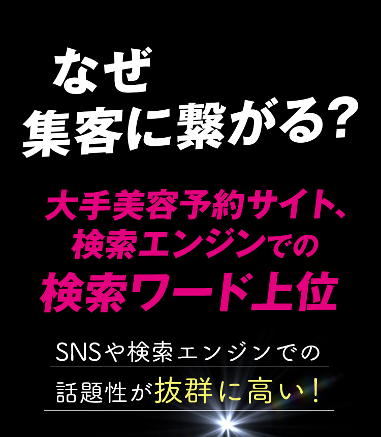 集客につながる理由